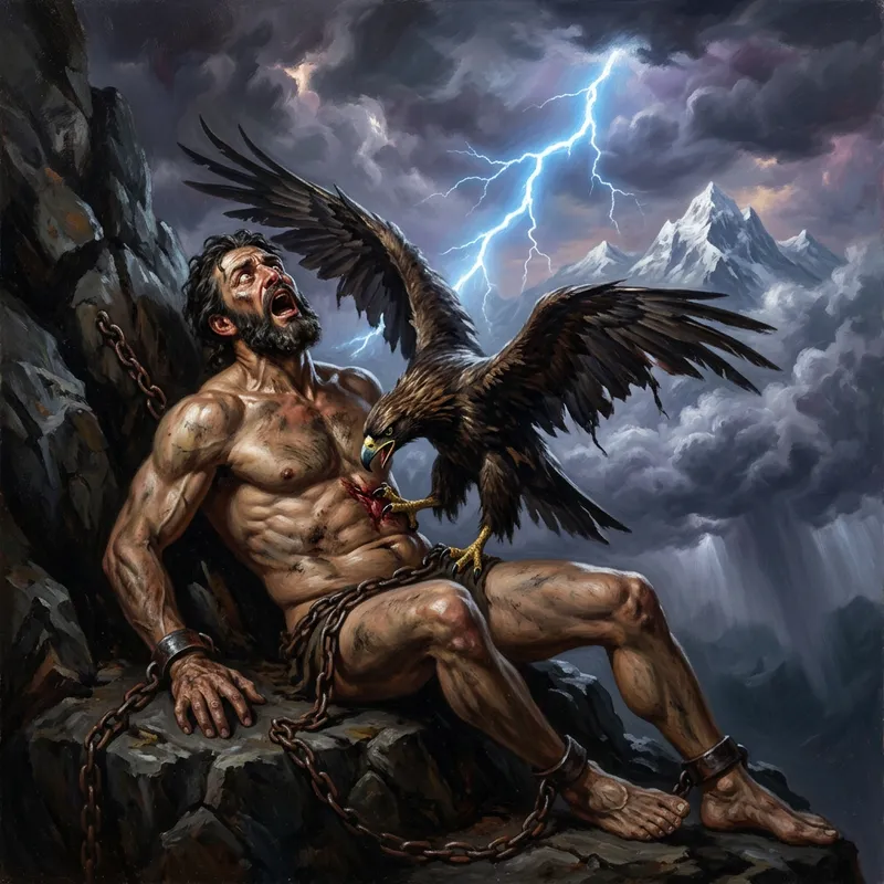 Prometheus: The Tormented Titan of Greek Mythology