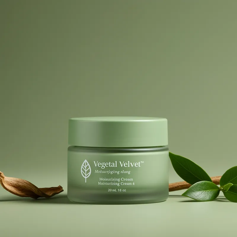 Velours Végétal: Hydrating Cream Packaging Design