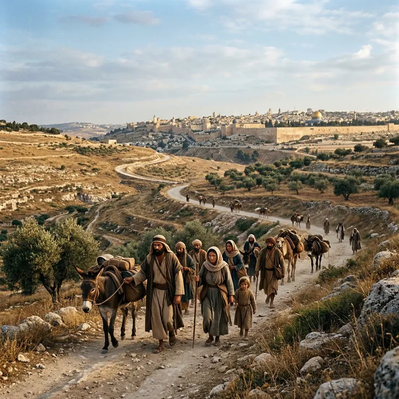 The Journey Before Jerusalem: A Visual Story