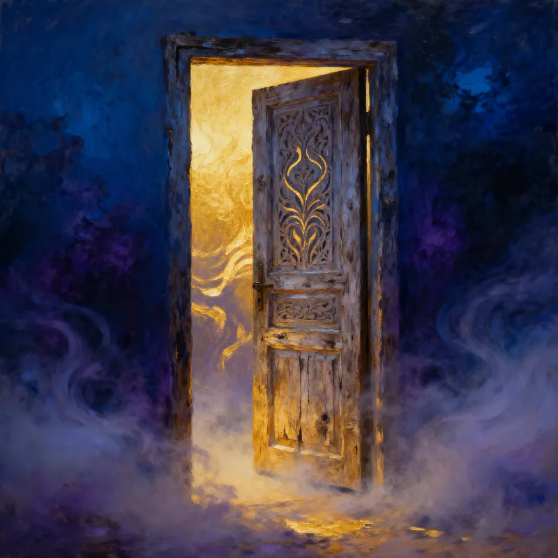 Transformative Spiritual Door Image