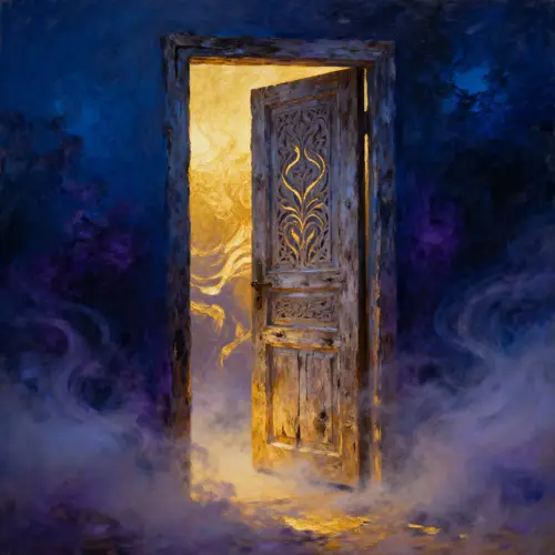 Transformative Spiritual Door Image