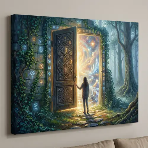 Transformative Spiritual Door Image