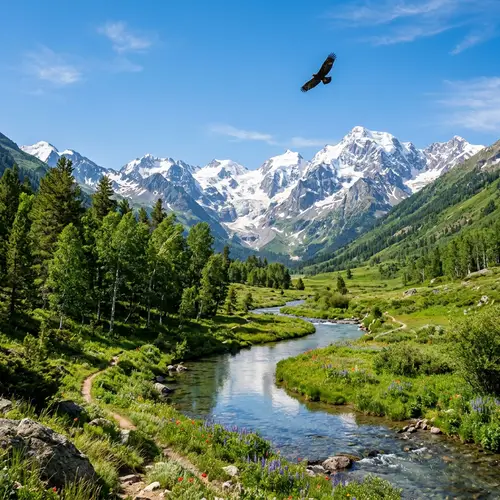 Breathtaking View of Pristine Natural Landscape