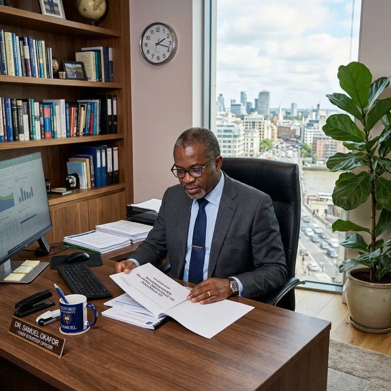 Abdulbasit Rashid Mbaraka Zanzibar in Office | Cityscape View