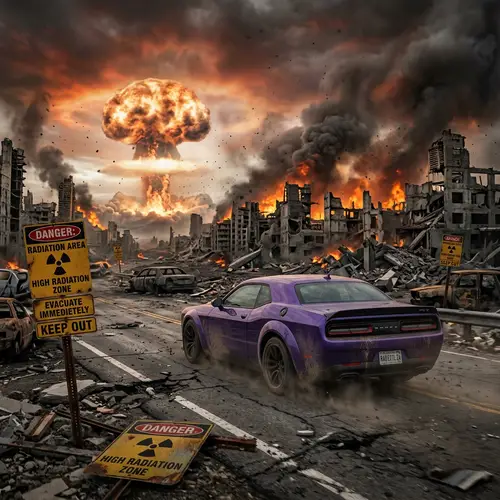 2024 Purple Dodge Challenger: Apocalypse Drive