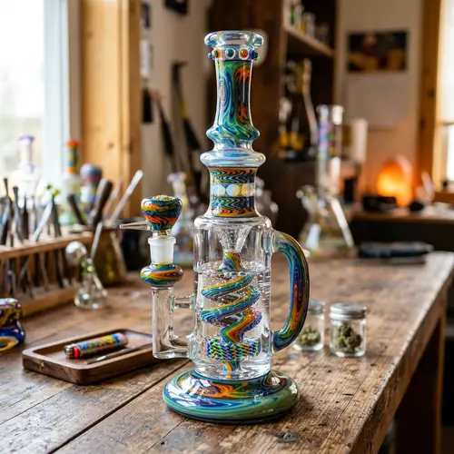 Colorful Innovative Glass Bong - Unique Designs