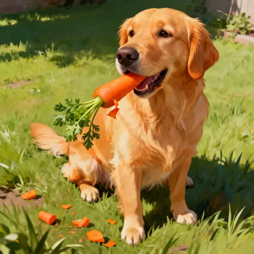 Dog Eating Carrots: Healthy Snack Ideas