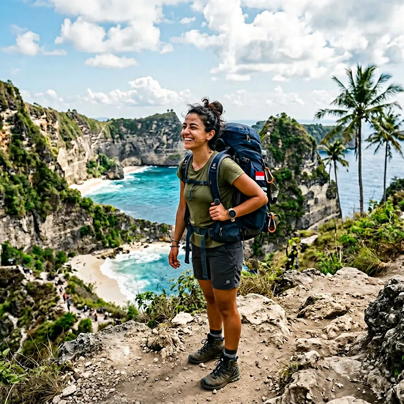 Backpacking Bliss on Nusa Penida Island