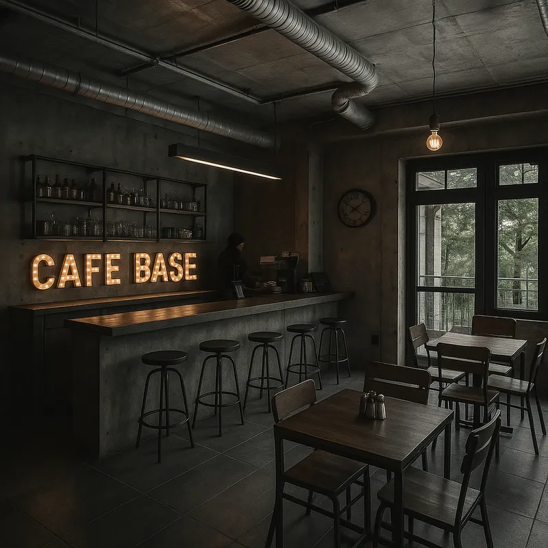 Industrial Cafe Design Ideas