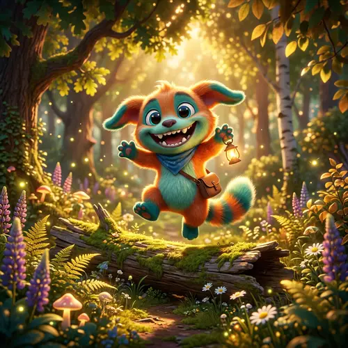 Pixar-Style 3D Airport Adventure Animation