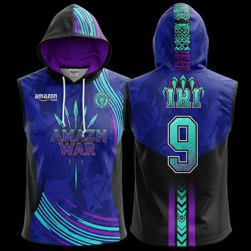 Amazon Warrior Tank Top with Hood