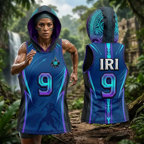 Amazon Warrior Tank Top with Hood