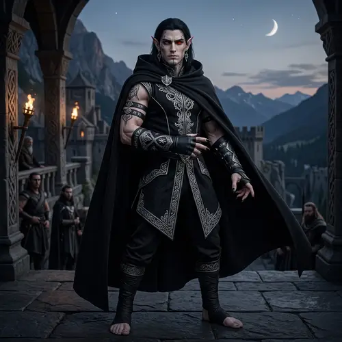 Xavelor Ash: Master of Martial Arts & Noble Druvar Society Member