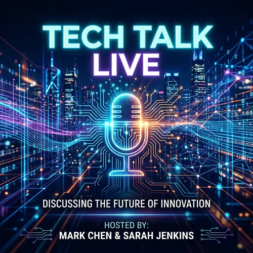 Tech Podcast Cover Design