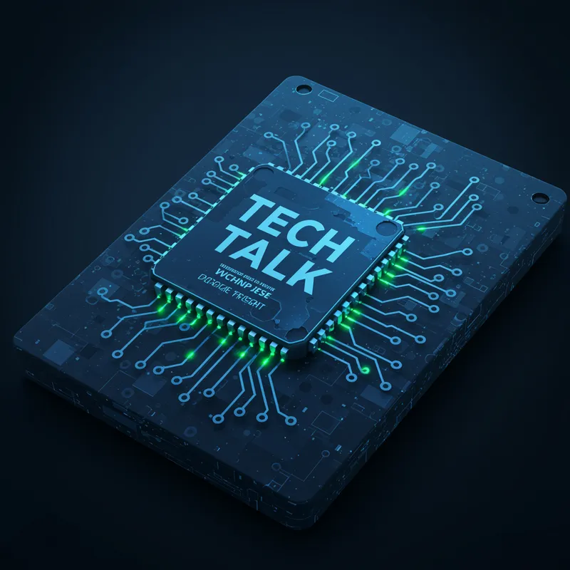 Tech Podcast Cover Design