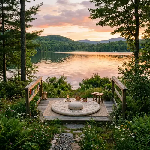 Tranquil Meditation Setting | Serene & Comfortable Backdrop