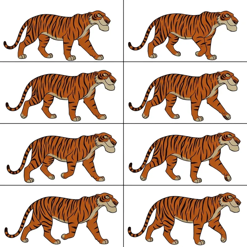 Shere Khan Animation Sprite Sheet - Jungle Book Shere Khan Animation Sprite Sheet - Jungle Book