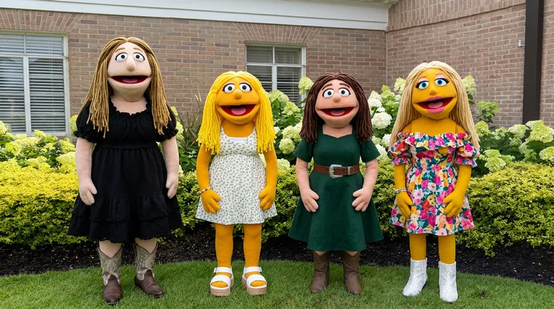 Colorful Jim Henson-Style Muppet Transformations