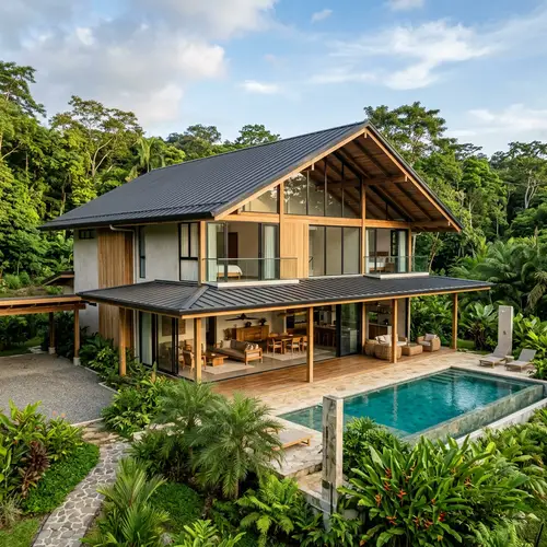 Tropical Contemporary House: 600 sqm Design