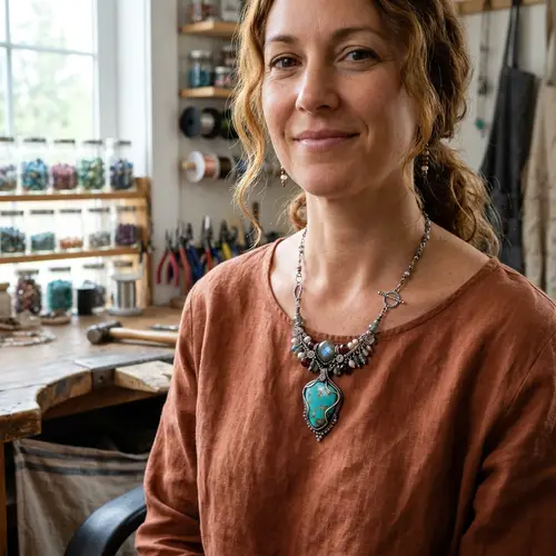 Handcrafted Necklace - Unique Artisan Jewelry