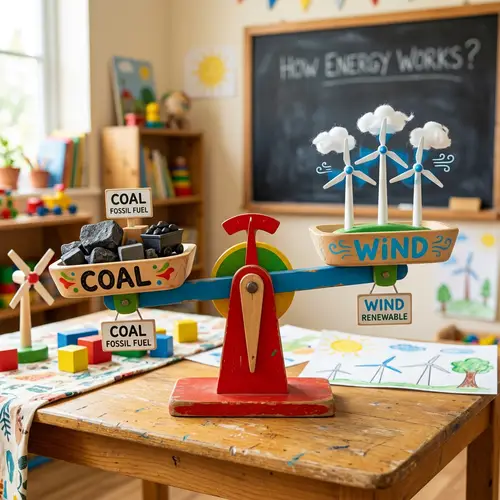 Kid-Friendly Scale: Balancing Wind and Coal