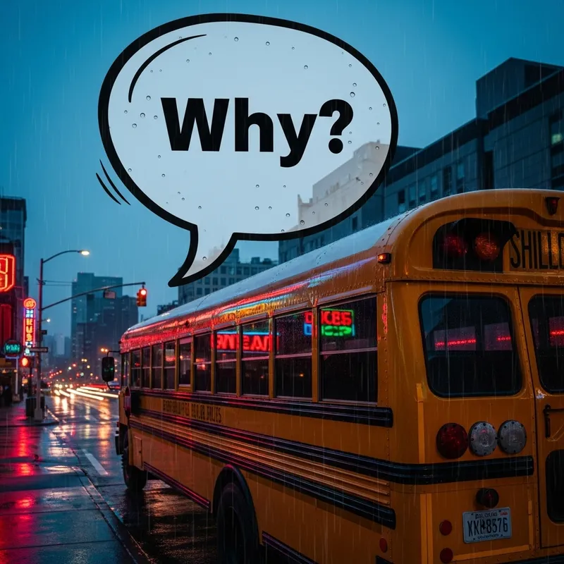 Explore the Meaning Behind 'Why?' on Buses