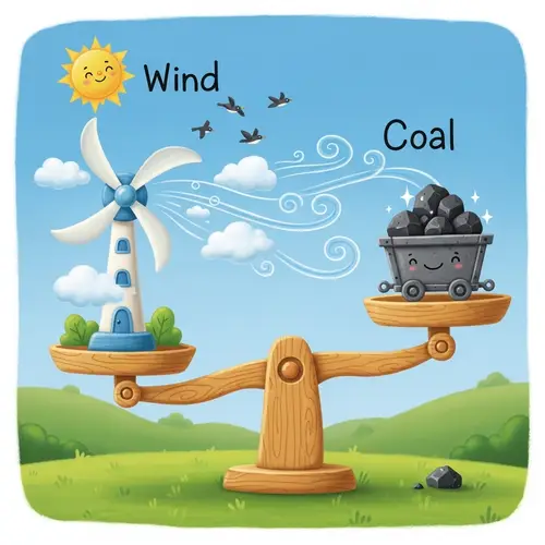 Kid-Friendly Scale: Balancing Wind and Coal