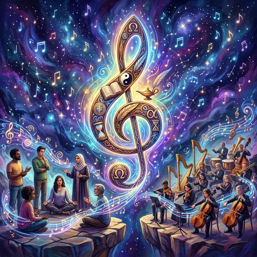 Philosophy in Music: Abstract Conceptual Digital Painting