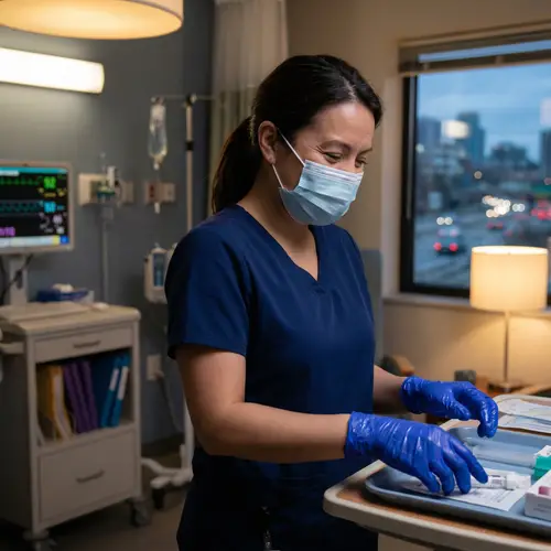 Compassionate Care: A Nurse's Poised Presence