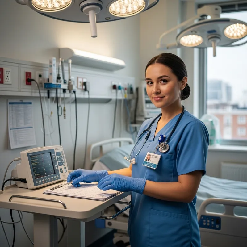 Compassionate Care: A Nurse's Poised Presence