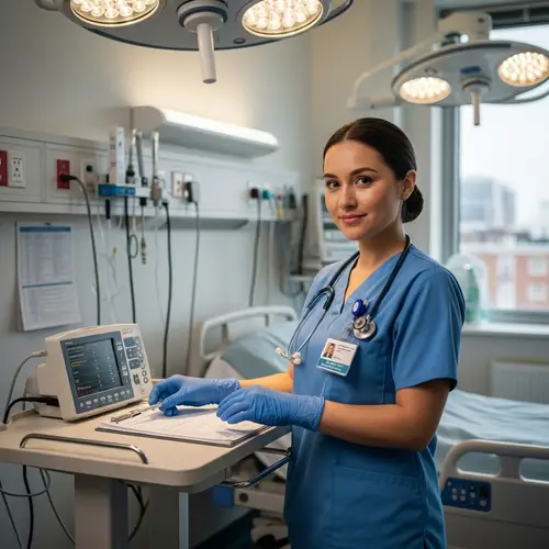 Compassionate Care: A Nurse's Poised Presence