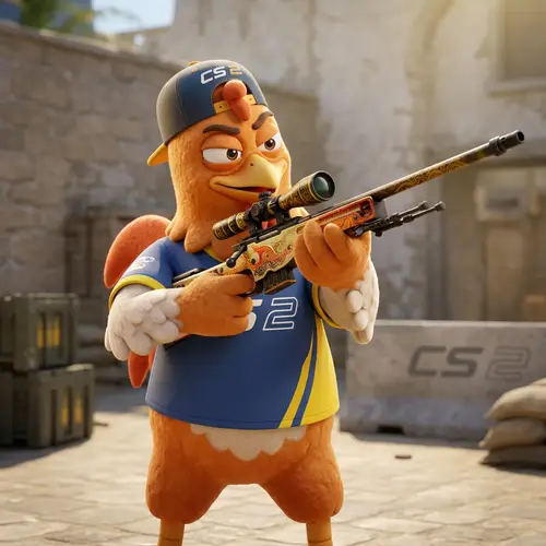 CS2 Mascot Chicken with Dragone Lore