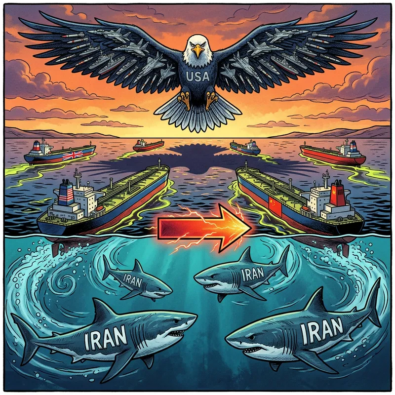 Political Cartoon: Tension in the Strait of Hormuz