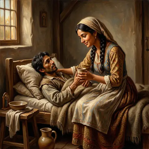 Compassionate Servant Assunta: A Renaissance Art Scene