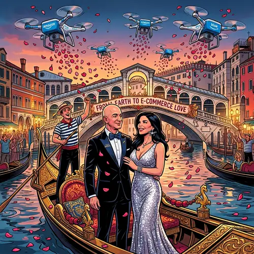 Jeff Bezos & Lauren Sánchez in Romantic Venice