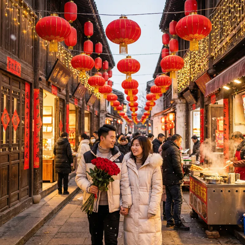 Celebrate Chinese Valentine's Day with a Romantic Scene
