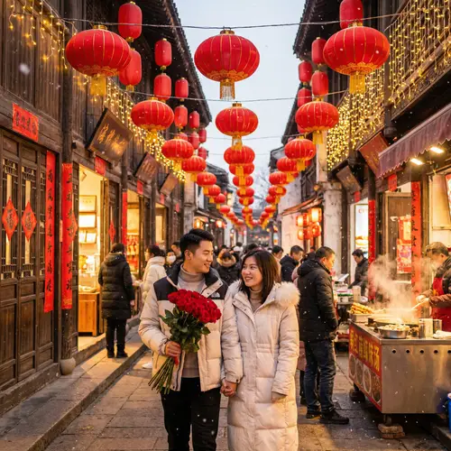 Celebrate Chinese Valentine's Day with a Romantic Scene