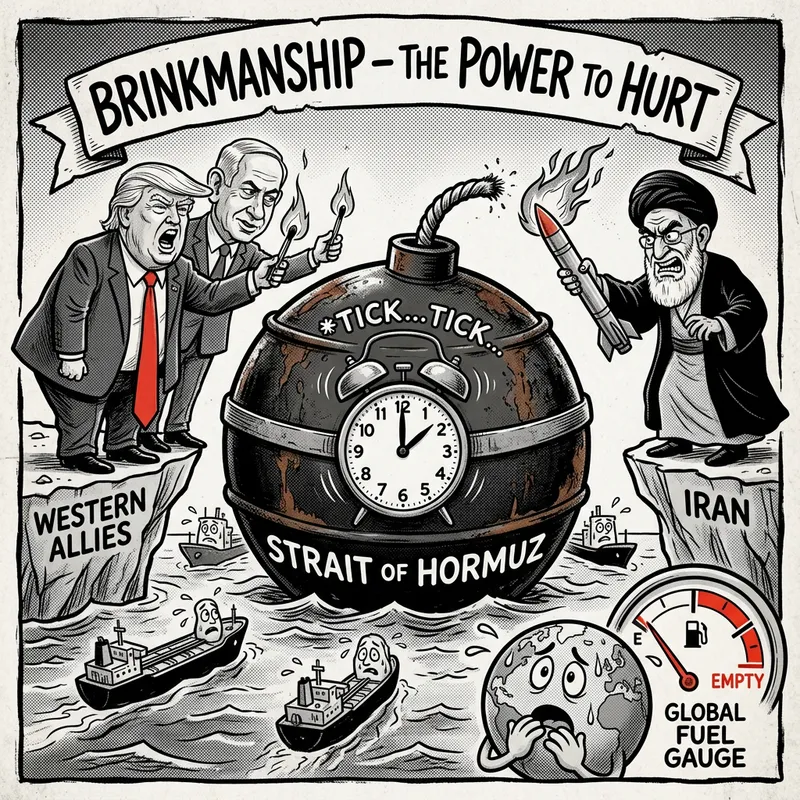 The Hormuz Powder Keg: A Satirical Look at Tensions