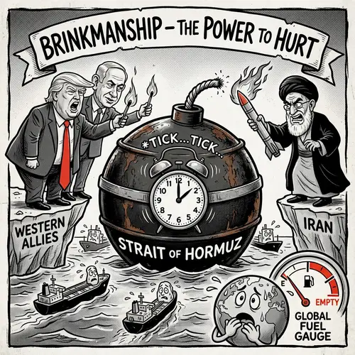 The Hormuz Powder Keg: A Satirical Look at Tensions