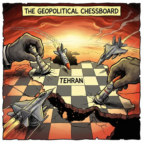 Geopolitical Chessboard: A Satirical Perspective