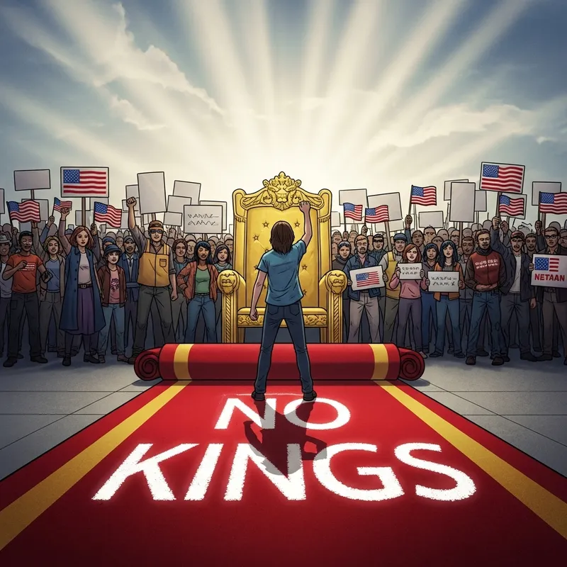 Defiant Protest: No Kings, No Thrones