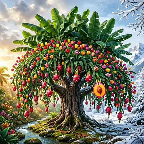 Unique Organism: A Blend of Exotic Plants