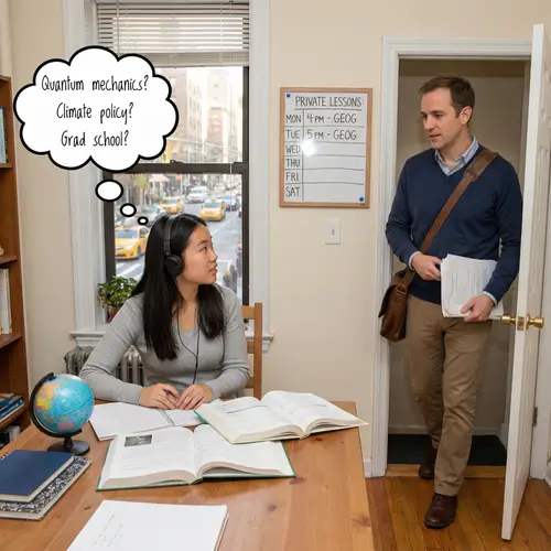 Private Lessons with Asian Female Student and Male Teacher