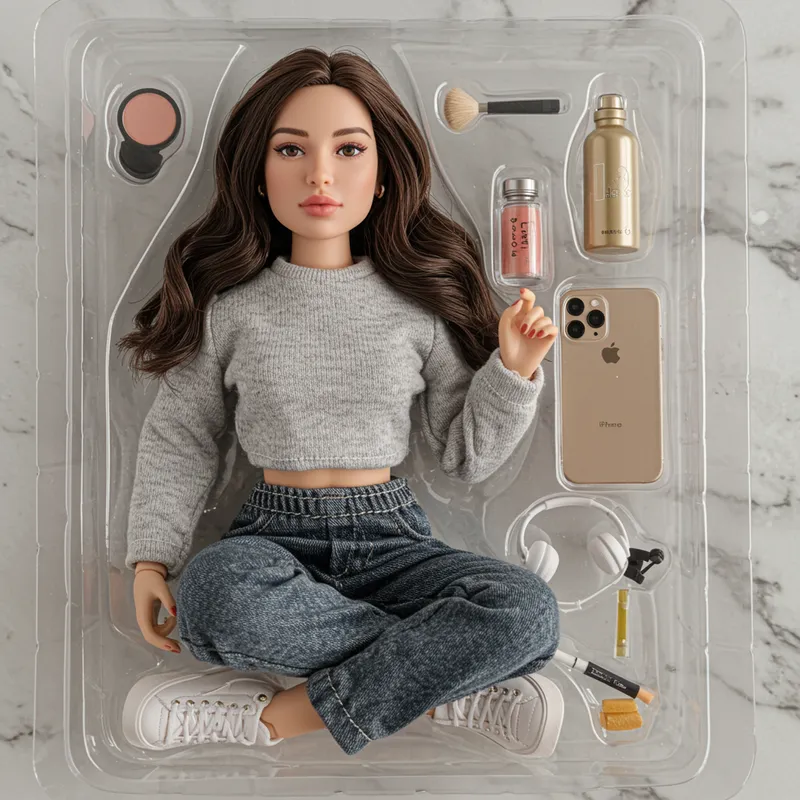 Collectible 3D Action Figure of Tatiana