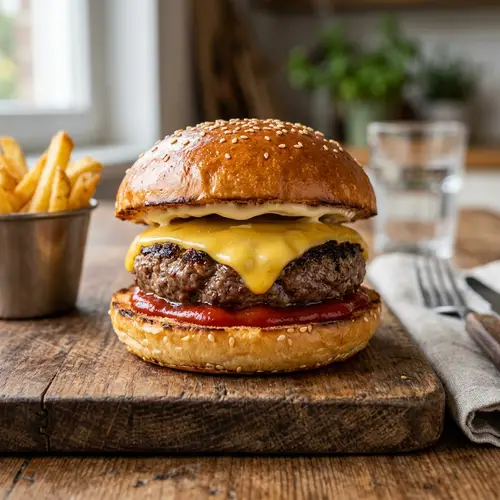 Delicious Cheeseburger Recipe | Ingredient List & Assembly