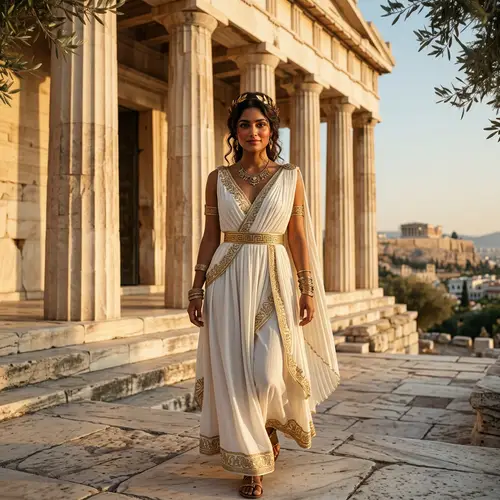 Greek Goddess Statue in 8K Resolution - Captivating Beauty