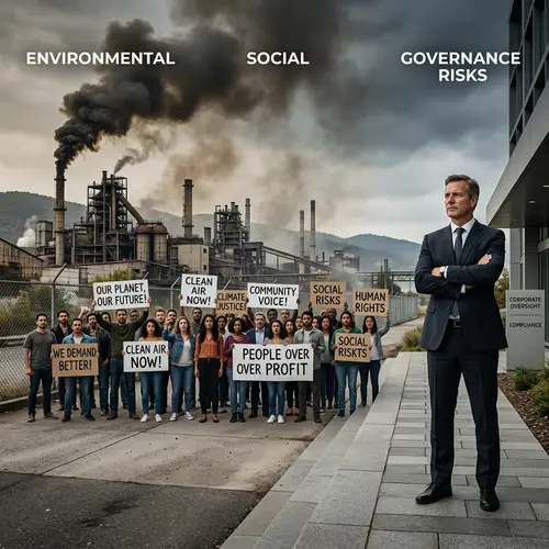 Visualizing ESG Risks: Environmental, Social & Governance Challenges