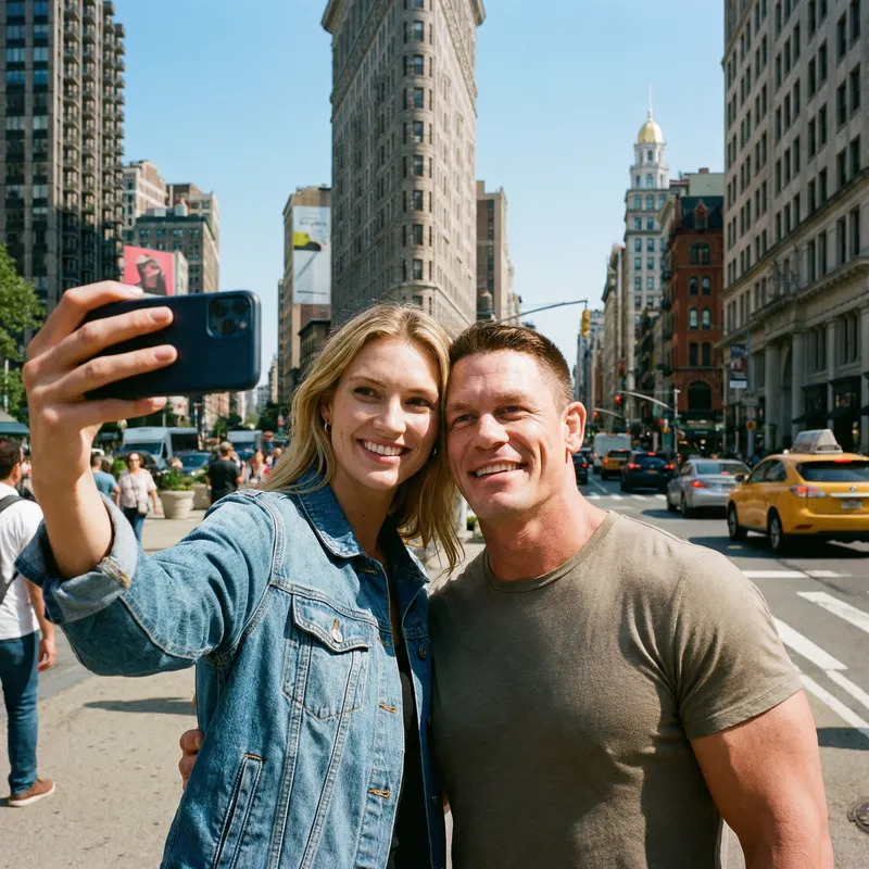 Taylor Swift and Travis Kelce Urban Selfie Taylor Swift and Travis Kelce Urban Selfie