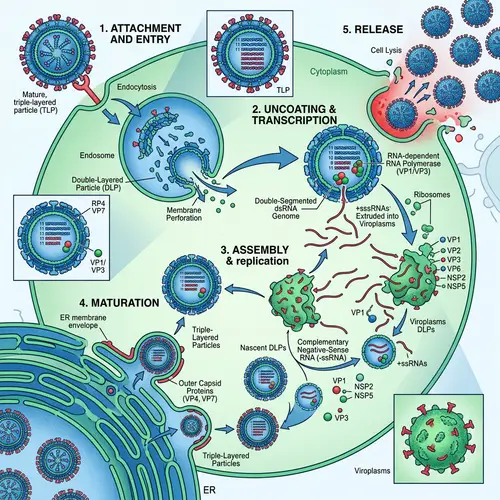 Rotavirus Replication Mechanism Explored