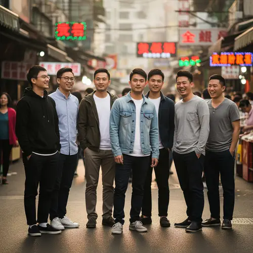 Casual Wear for Asian Chinese Men